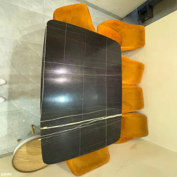 Premium Marble Dining Table Set on rent