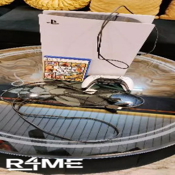 PS5 Disc Edition With GTA 5 on rent