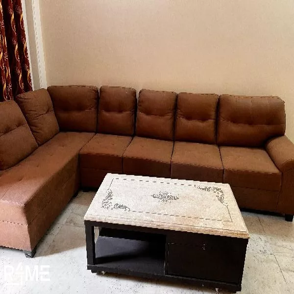 7 Seater Sofa With Center Tabl on rent
