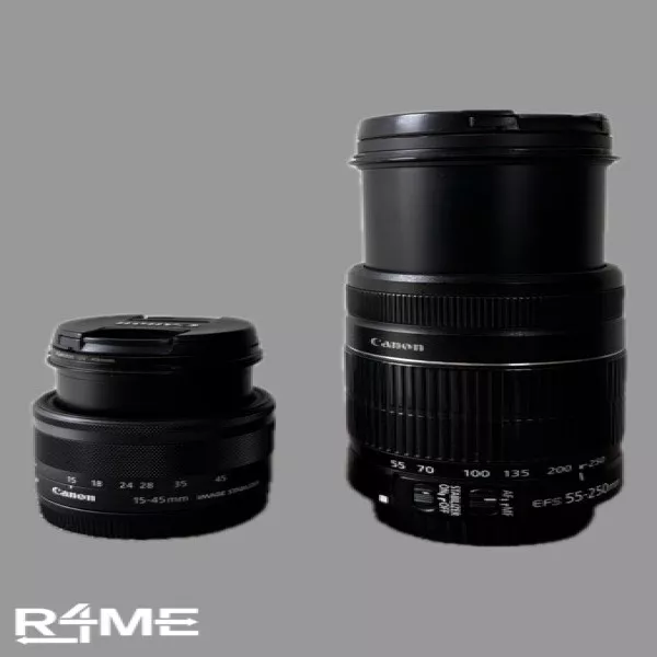 Canon M50 Mark ii with two lenses on rent