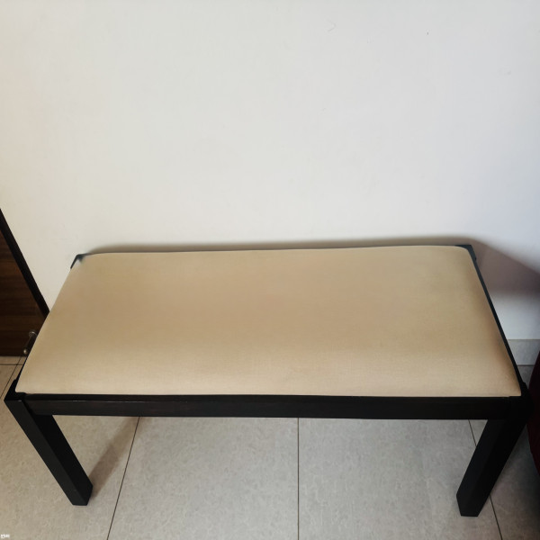 Accent chair and bed side bench on rent