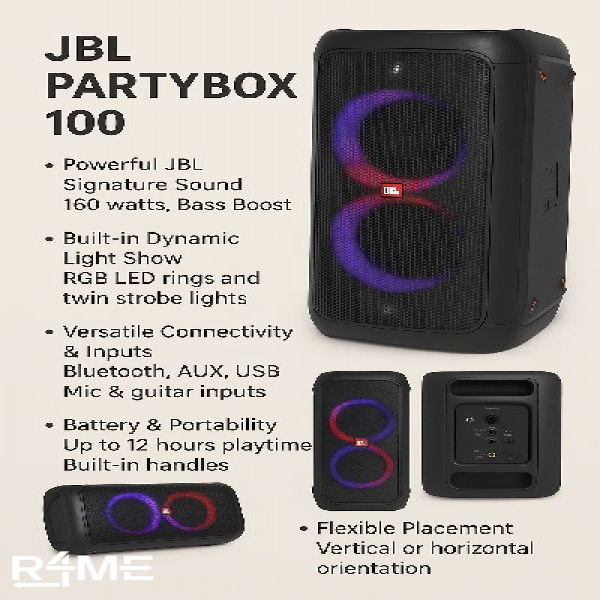 JBL Partybox 100 on rent