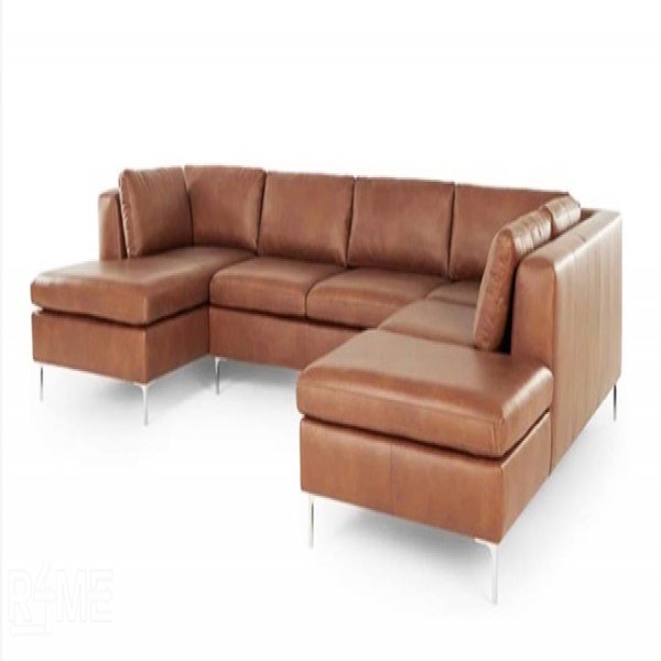 Leather Sofa U-Shaped 7 Seater on rent