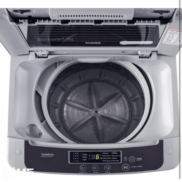 LG 6.5 Kg 5 Star Inverter Turbodrum Fully Automatic Top Loading Washing Machine on rent