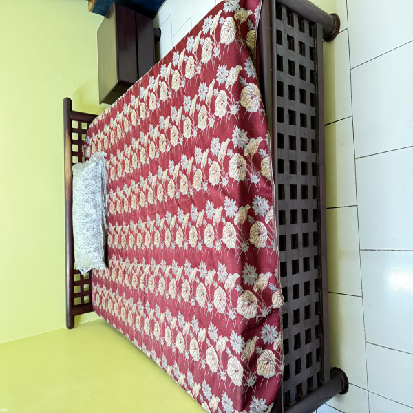 Mahogany Sal Wood Bed on rent