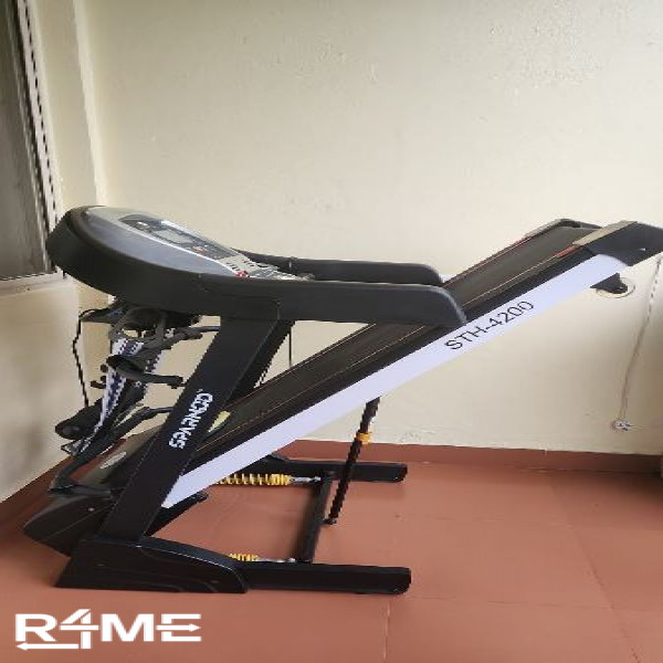 High speed Sparnod Motorized treadmill Treadmill on rent