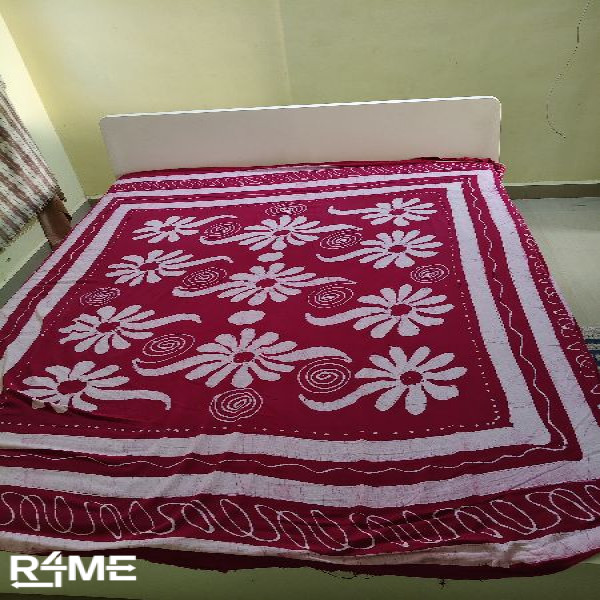 Ikea Nodeland Bed (White Frames) & Mattress on rent