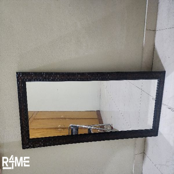Full-Length Standing Mirror (15×40 inches) – Elegant Dark Frame on rent