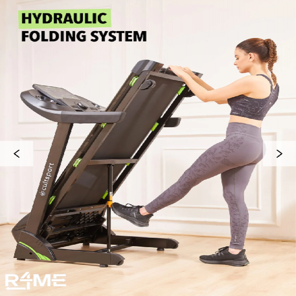 CULTSPORT - Smartrun c2: Bluetooth enabled treadmill with 15-level auto incline Size: ALL on rent