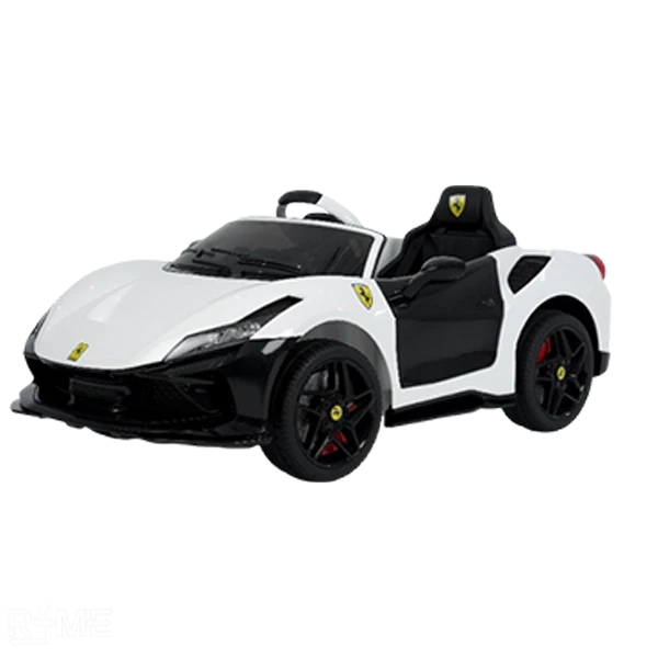 Sports Car white with Black on rent