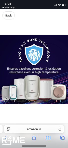 25L geysers on rent on rent