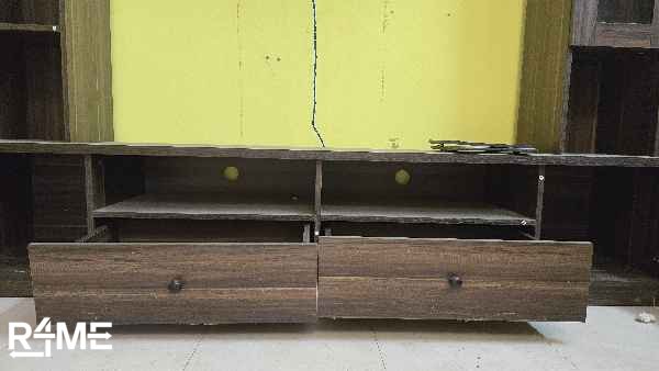 Premium-quality wooden TV unit on rent