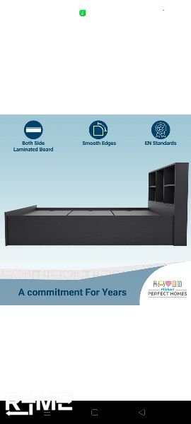 Opus enginner wood queen size bed on rent