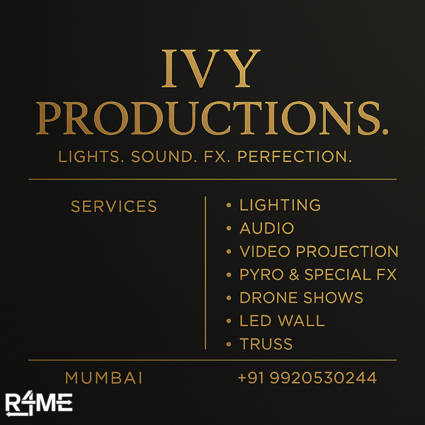 Audio ,video ,lighting ,projectors,led walls,cold pyro and drone shows on rent