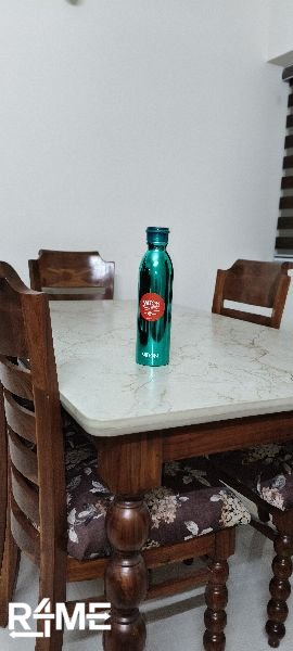 luxury shagun wood six seater dining table on rent