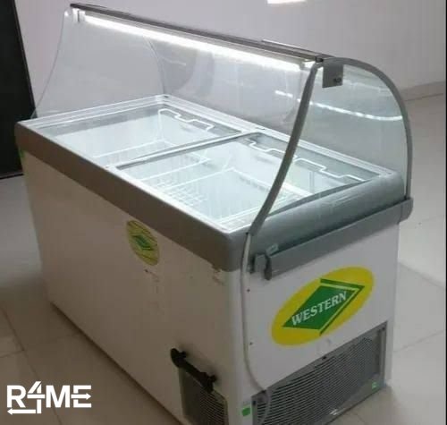 Glass door Deep Freezer on rent