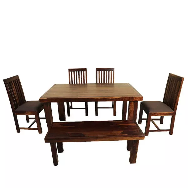 Weave 6 Seater Dining Set on rent